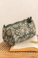 Linen Sorrel Quilted Pouch