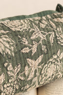 Linen Sorrel Quilted Pouch