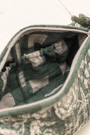 Linen Sorrel Quilted Pouch