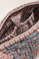 Linen Velma Quilted Pouch