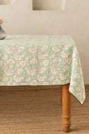 Linen Camellia Tablecloth