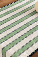 Linen Heritage Stripe Table Runner