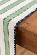 Linen Heritage Stripe Table Runner