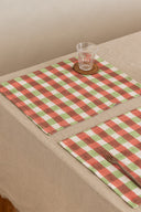 Linen Scarlet Placemat Set