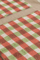 Linen Scarlet Placemat Set