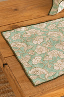 Linen Camellia Placemat Set