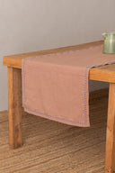 Linen Boho Table Runner