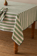 Linen Heritage Stripe Tablecloth