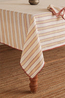 Linen Heritage Stripe Tablecloth