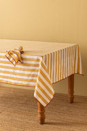 Linen Heritage Stripe Tablecloth