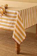 Linen Heritage Stripe Tablecloth