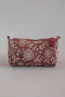 Linen Sorrel Quilted Pouch