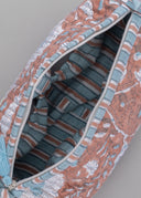 Linen Mabel Quilted Pouch