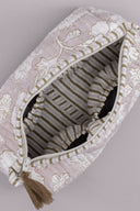 Linen Athena Quilted Pouch