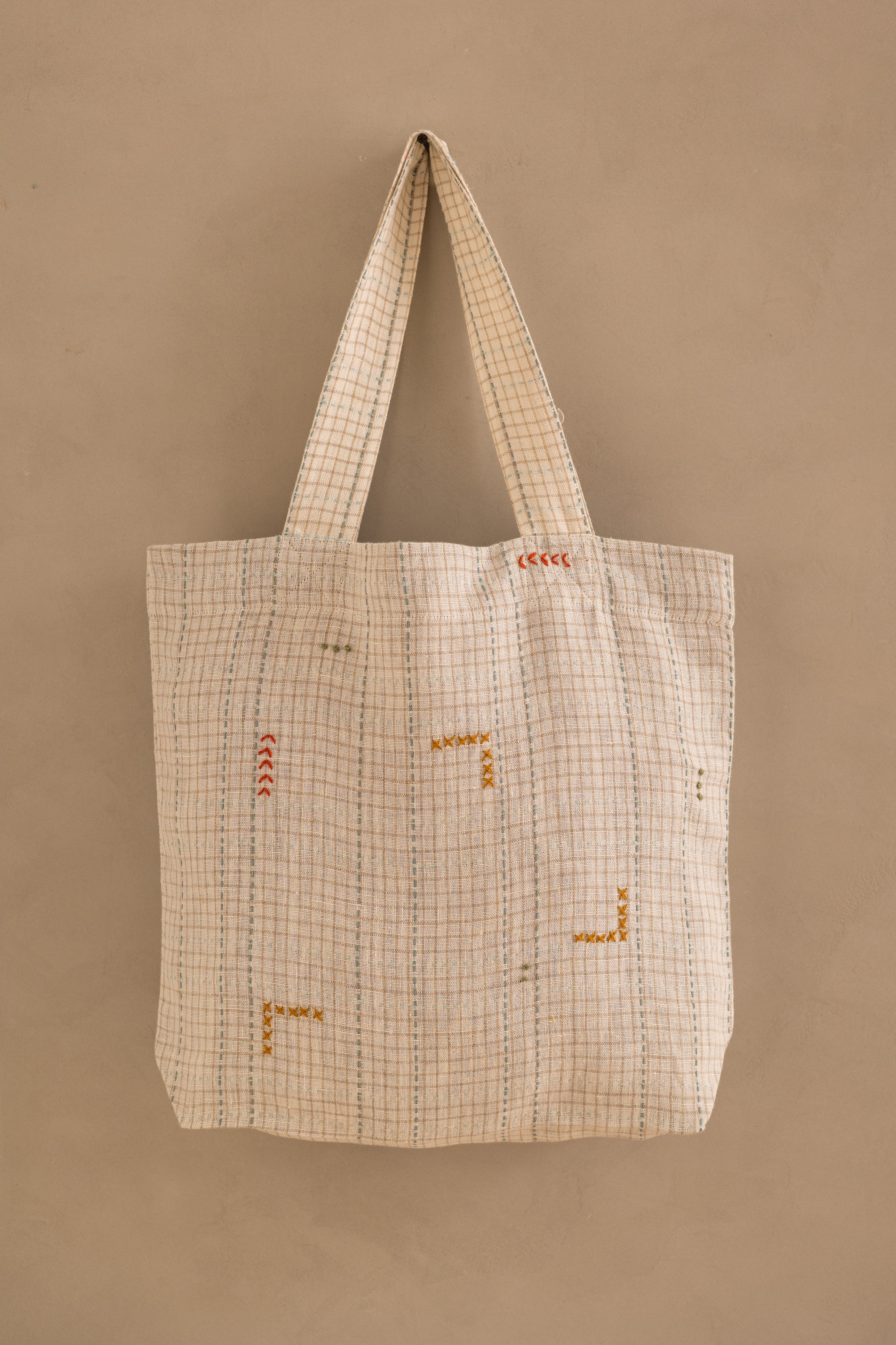 Linen Tetris Bag