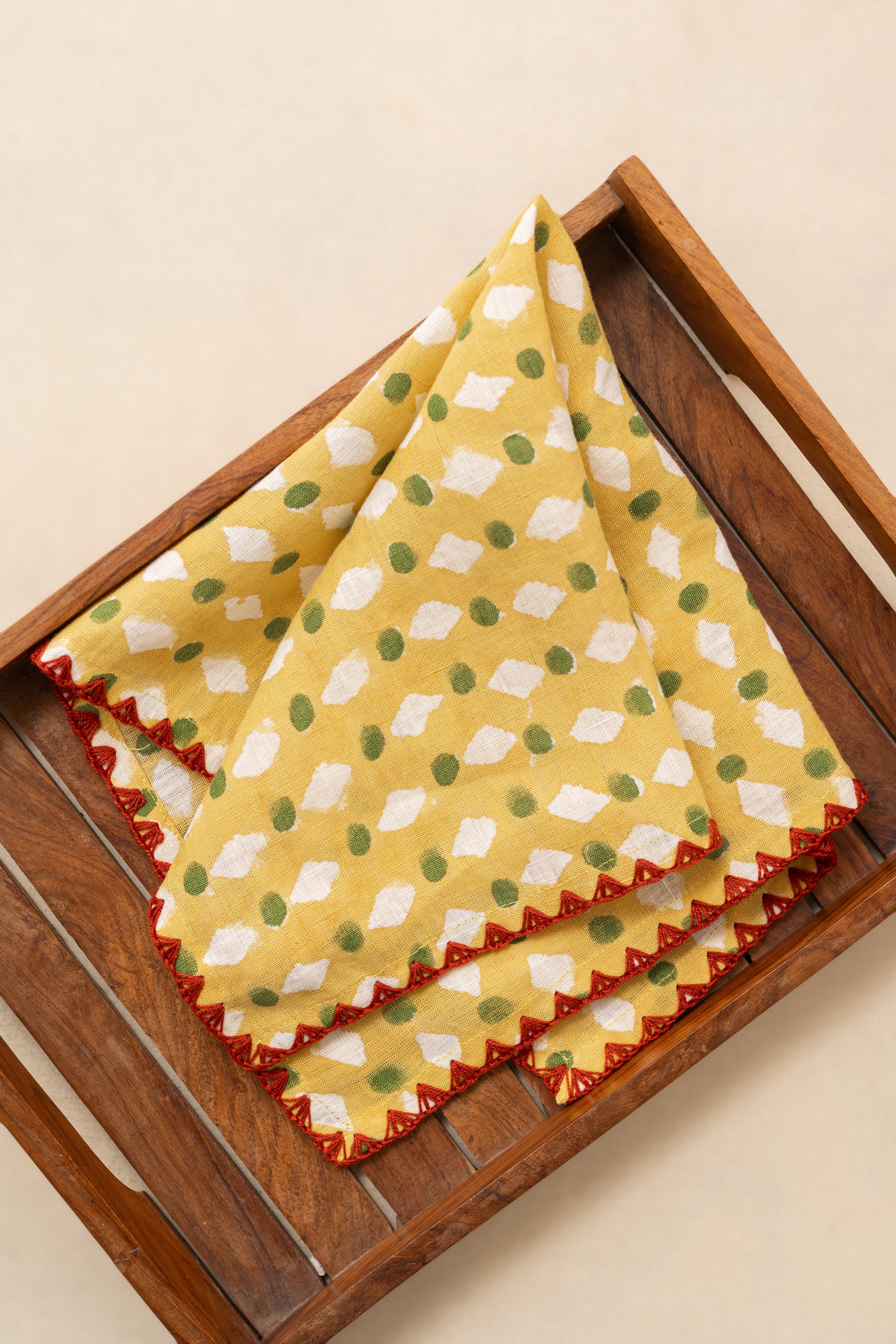 Linen Stipple Napkin Set