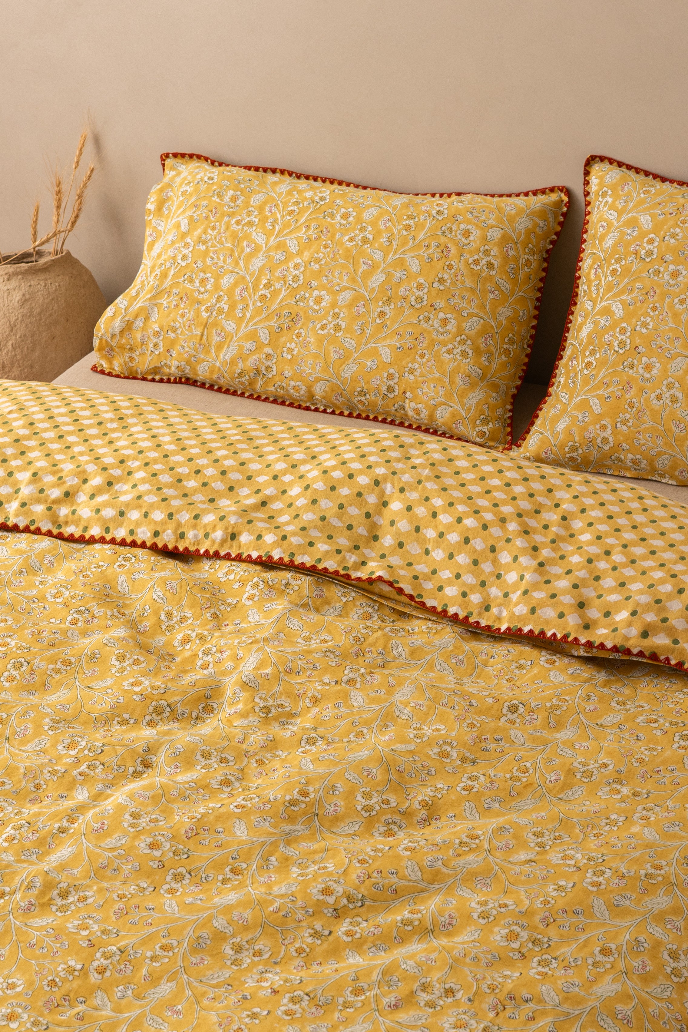 Linen Inlay Duvet Cover