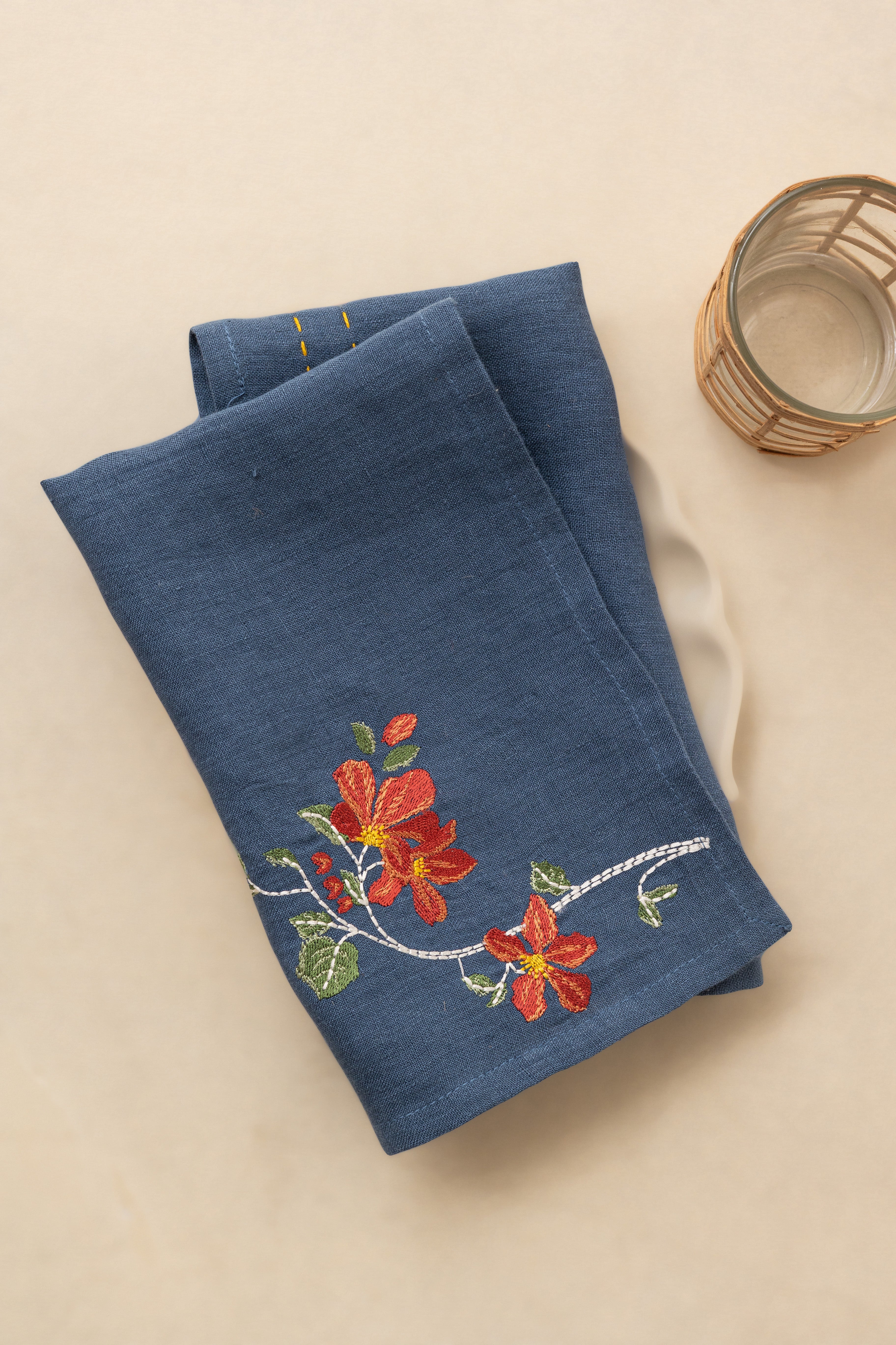 Linen Tendril Napkin Set