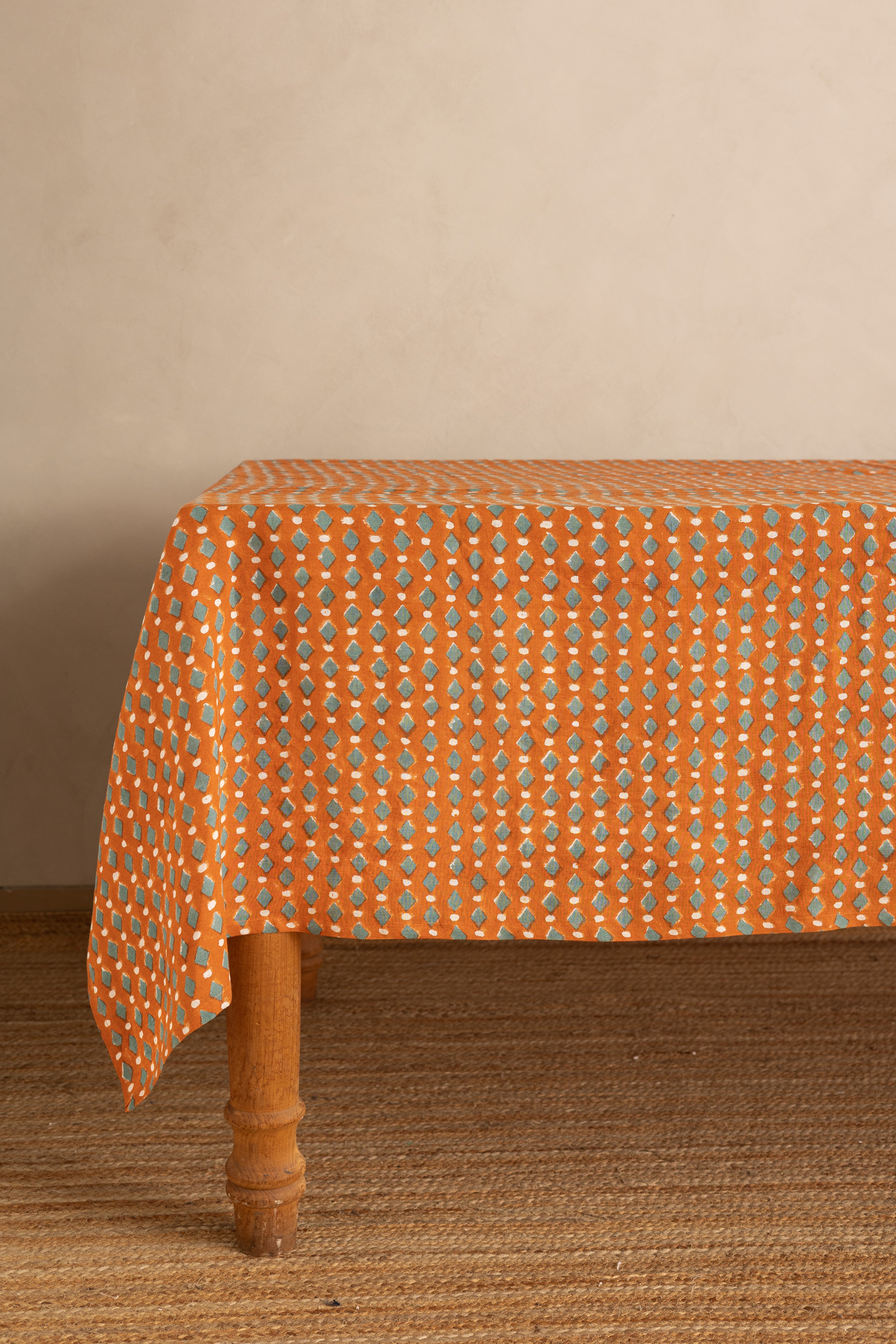 Linen Lozenge Tablecloth