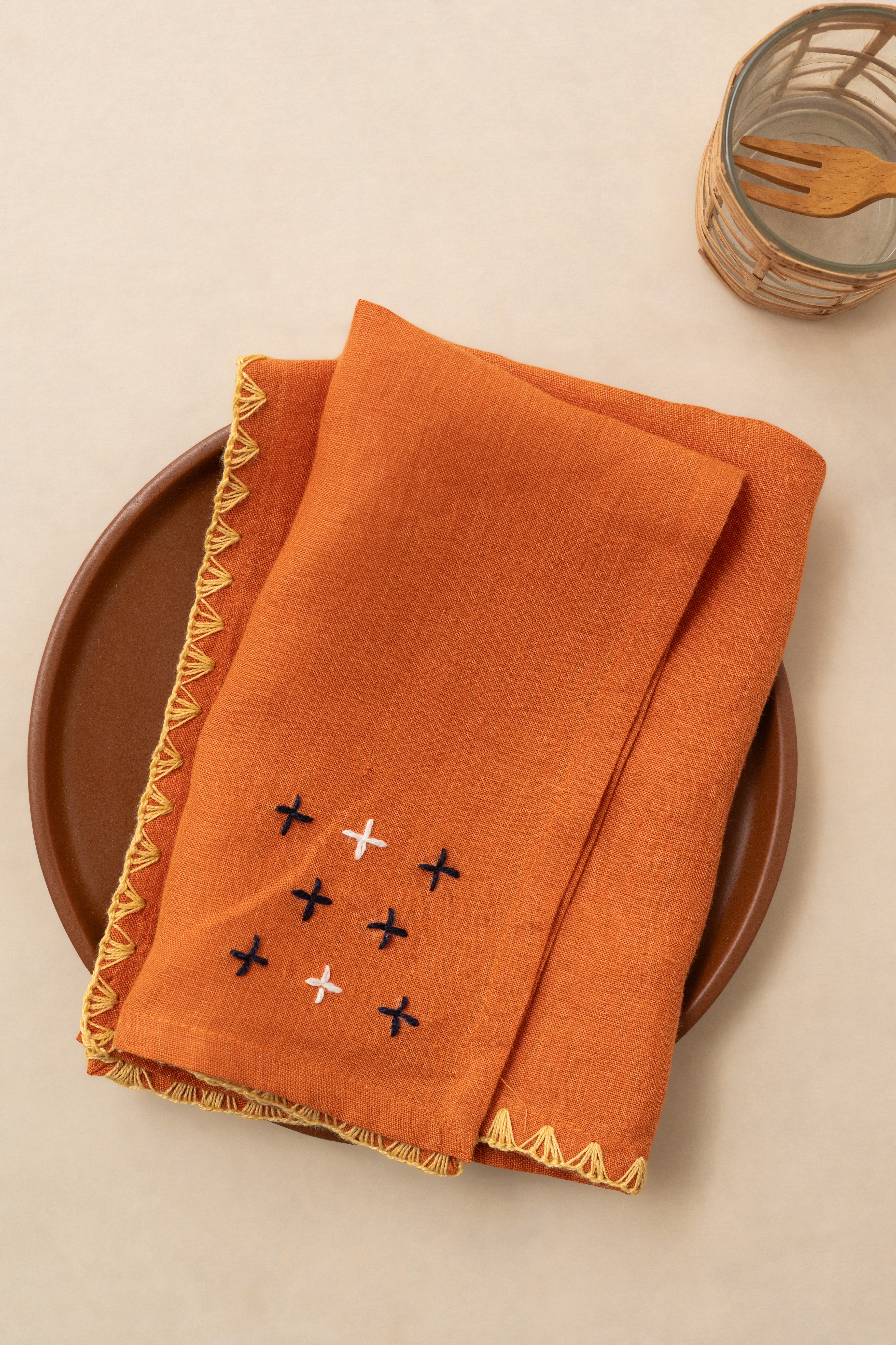 Linen Verge Napkin Set