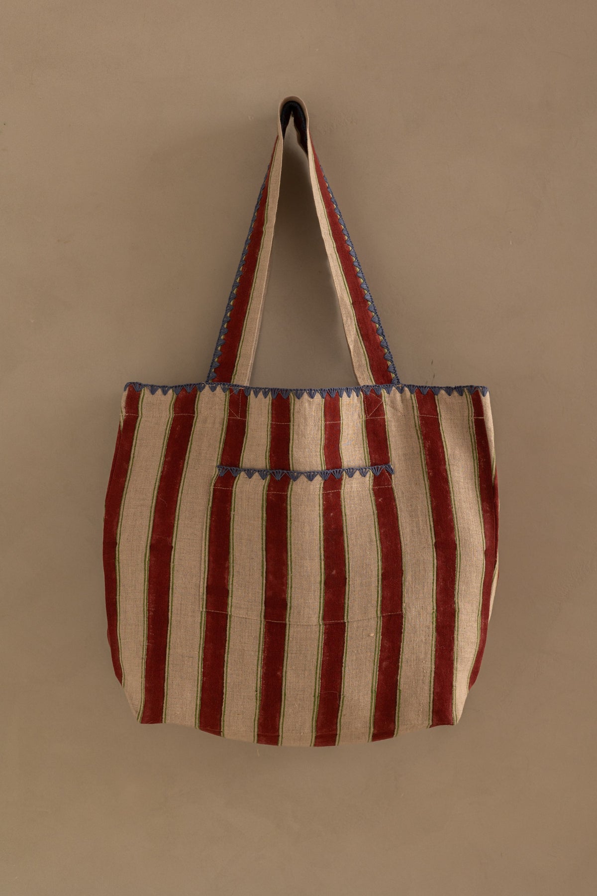 Linen Symmetry Tote Bag