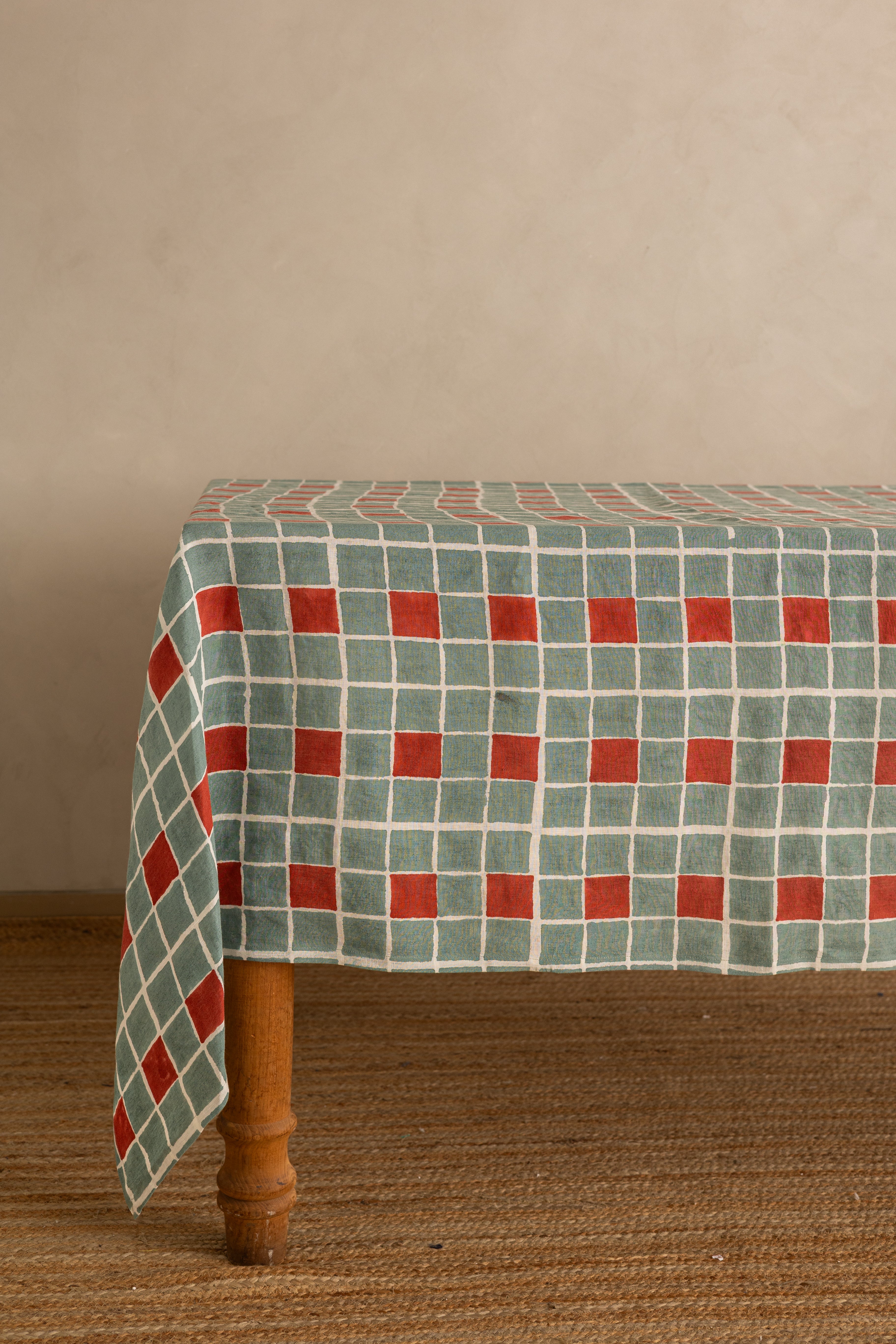Linen Tessera Tablecloth