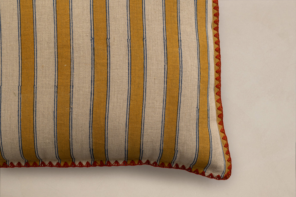 Linen Symmetry Cushion Cover