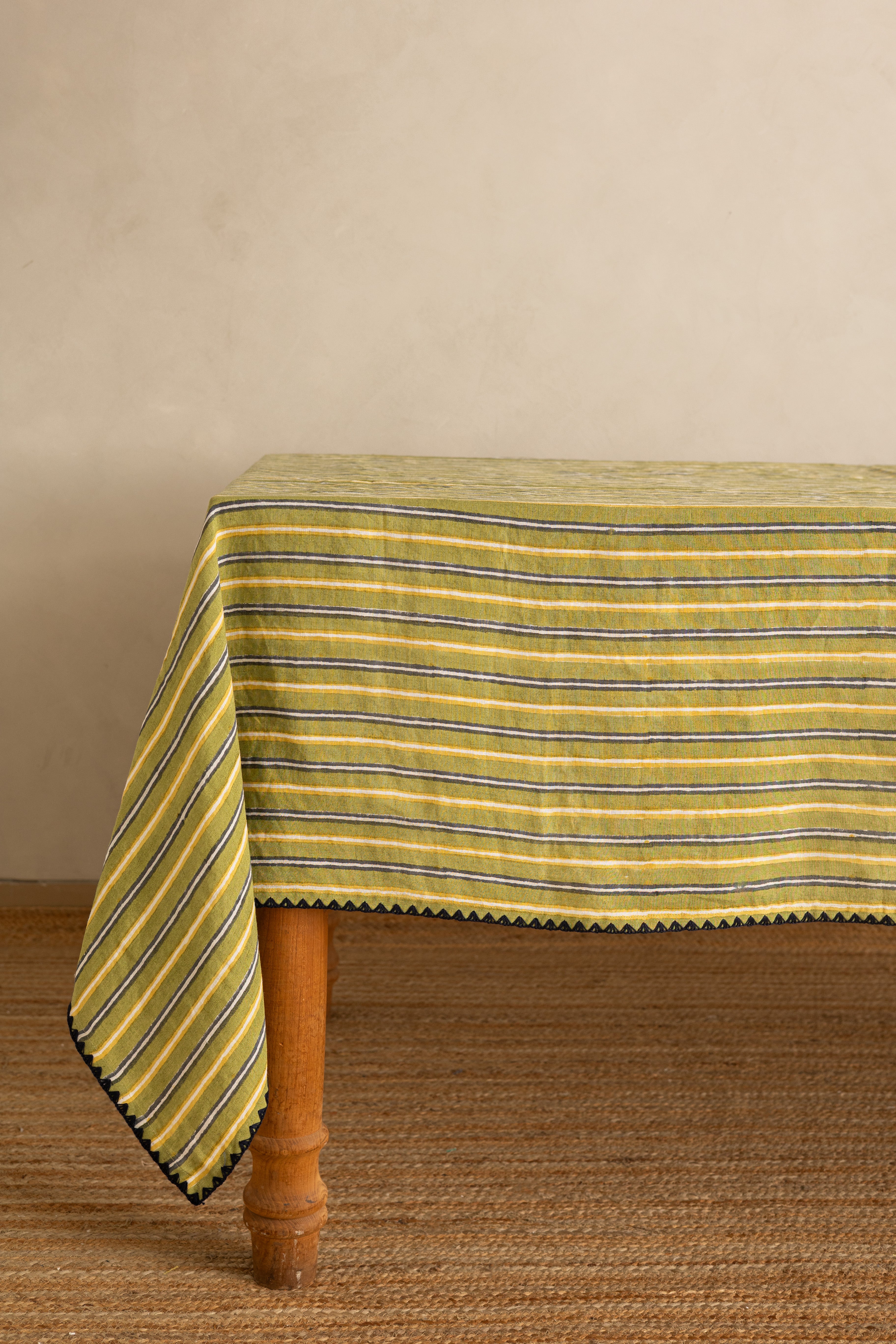 Linen Stria Tablecloth