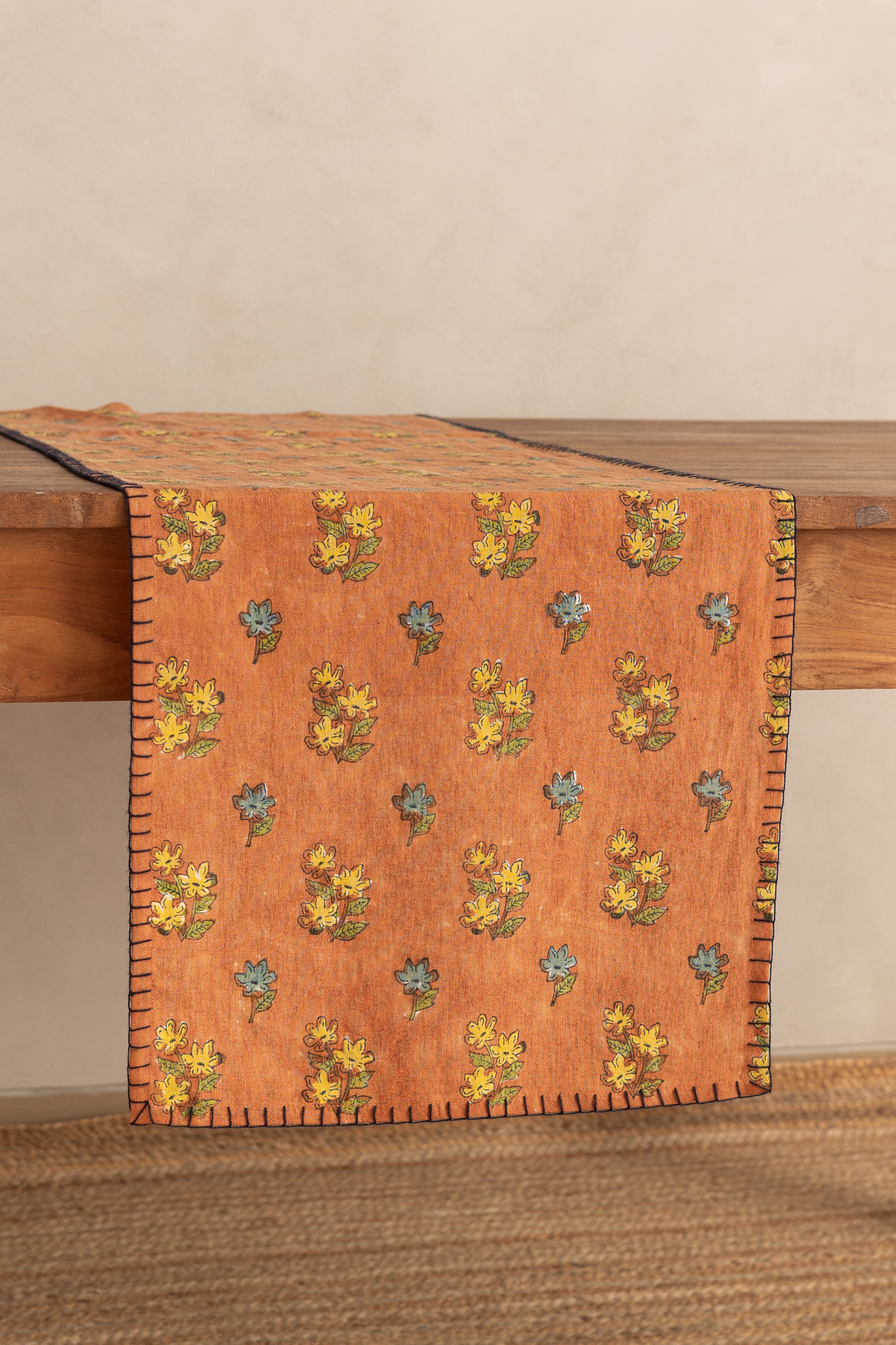 Linen Florem Table Runner