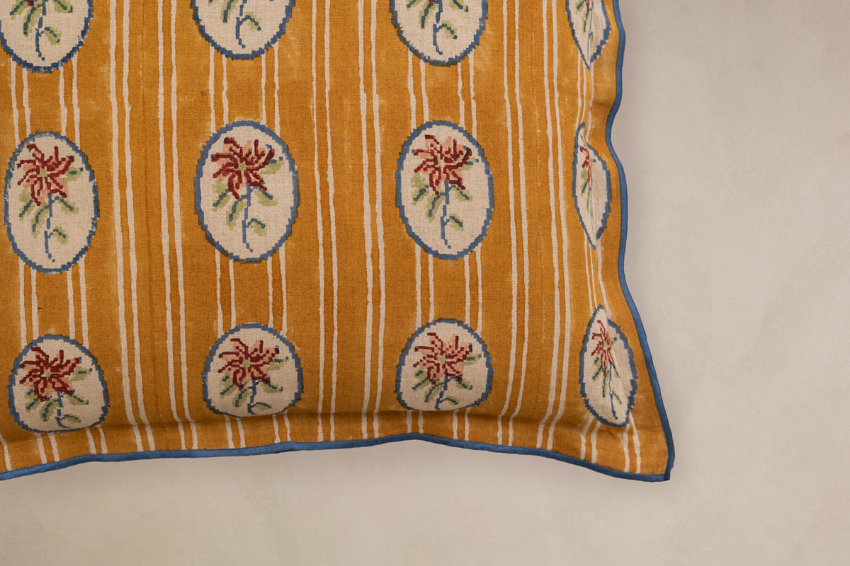 Linen Flora Cushion Cover