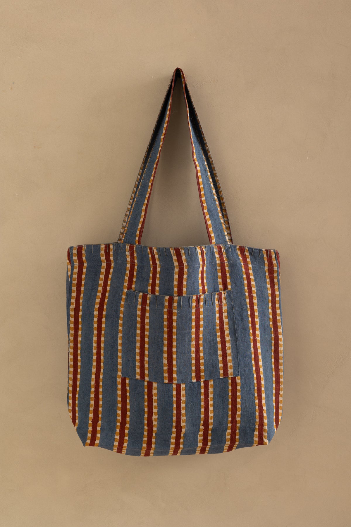 Linen Strata Tote Bag