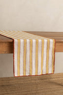 Linen Heritage Stripe Table Runner