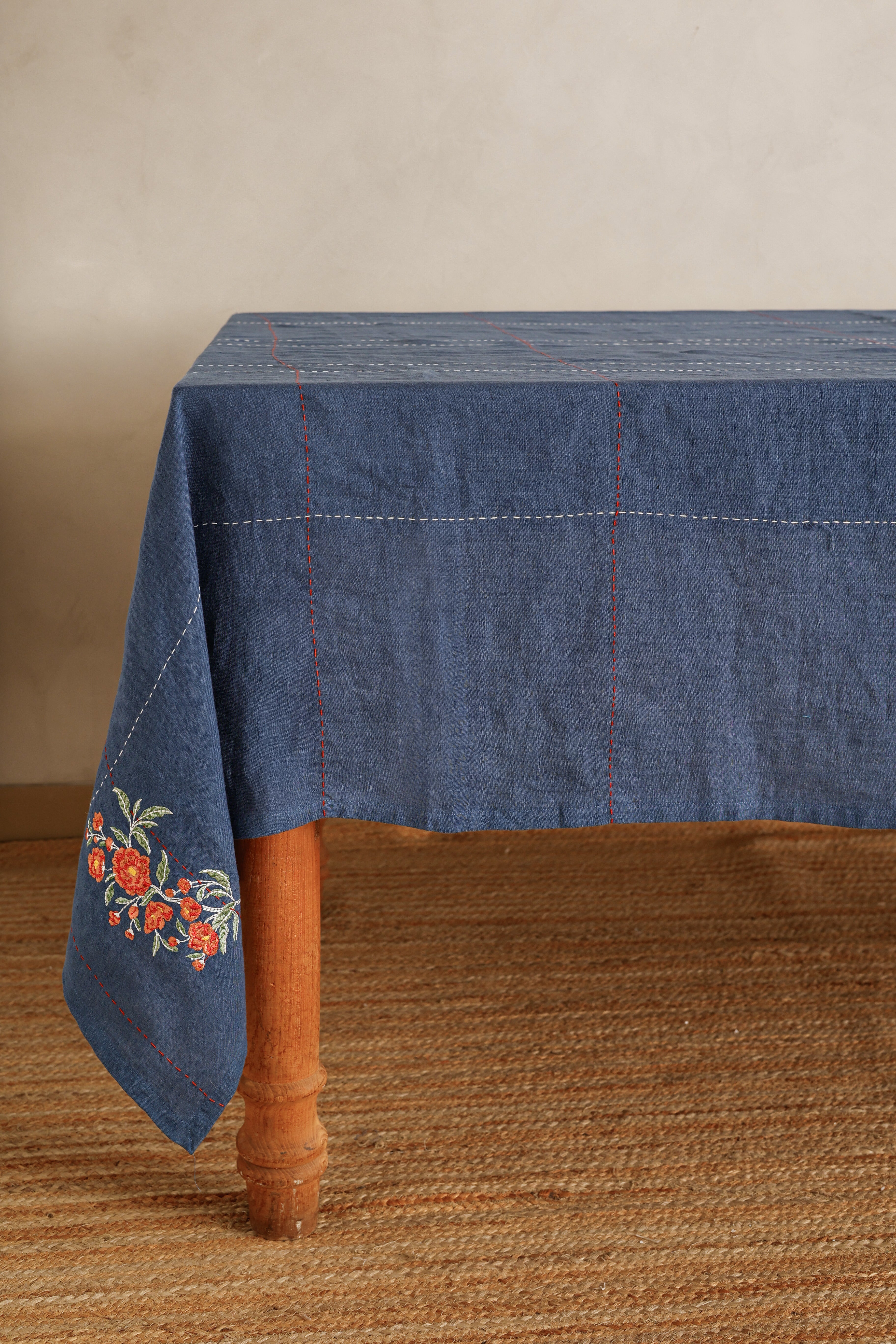 Linen Tendril Tablecloth