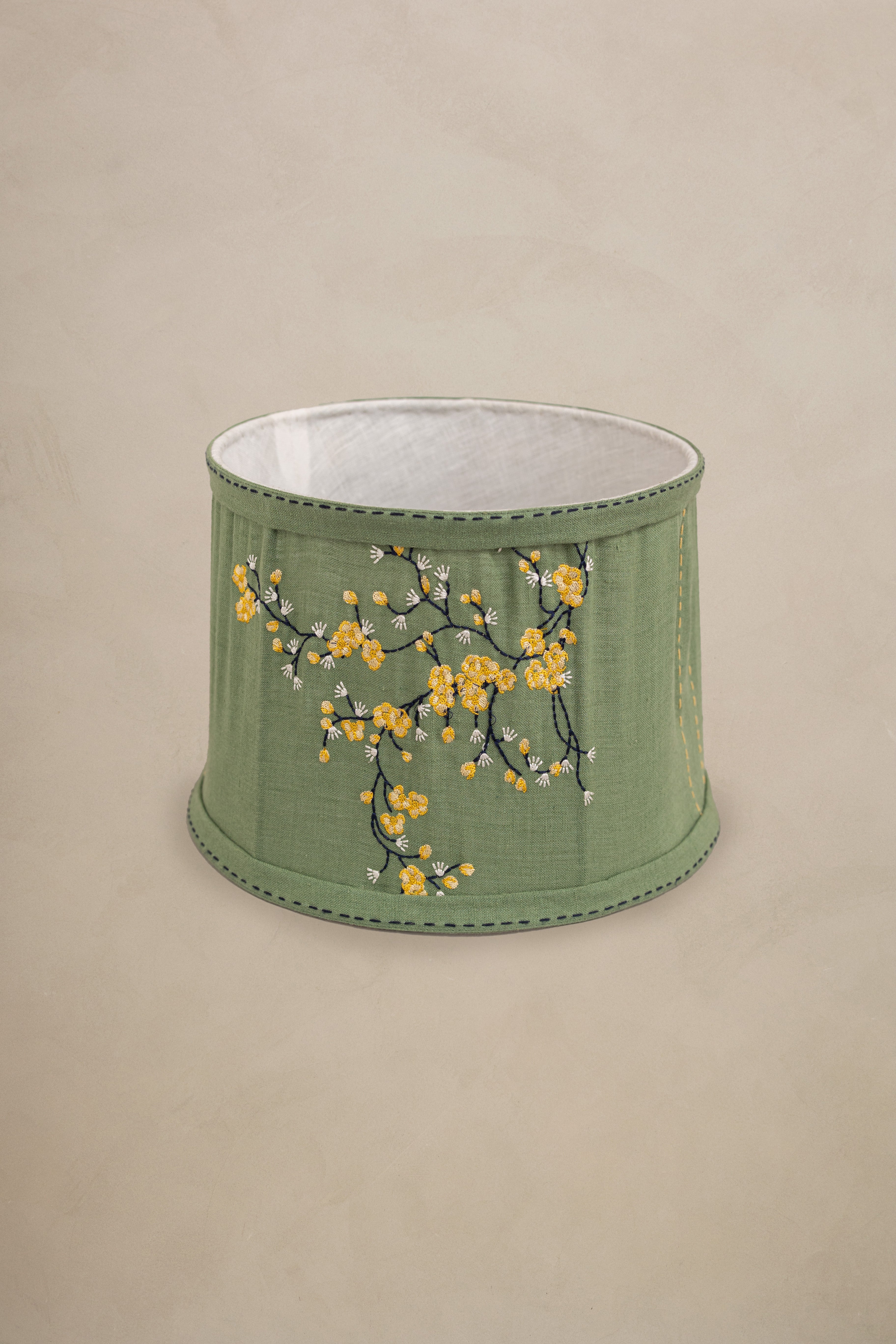 Linen Tendril Lamp Shade