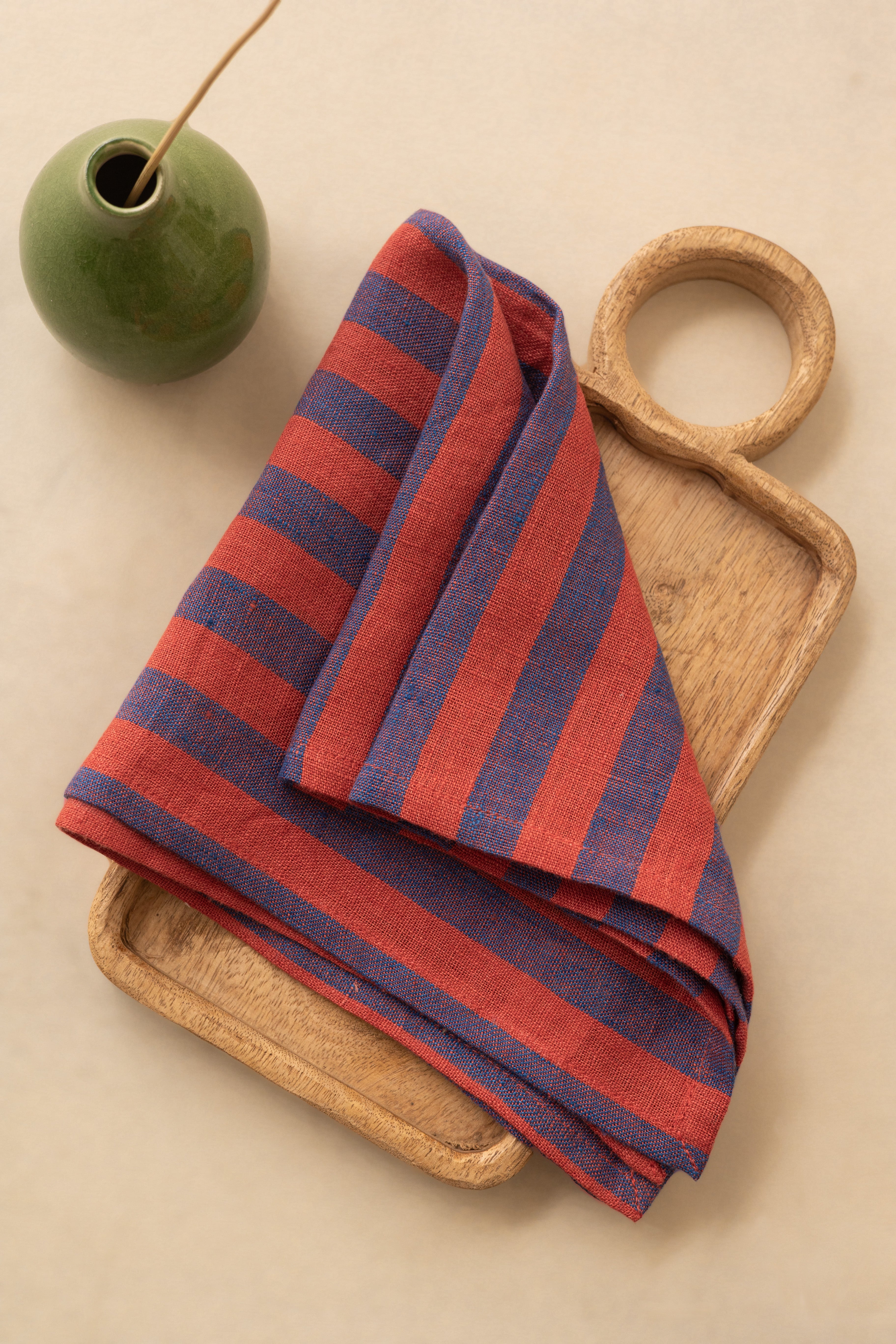 Linen Roso Napkin Set