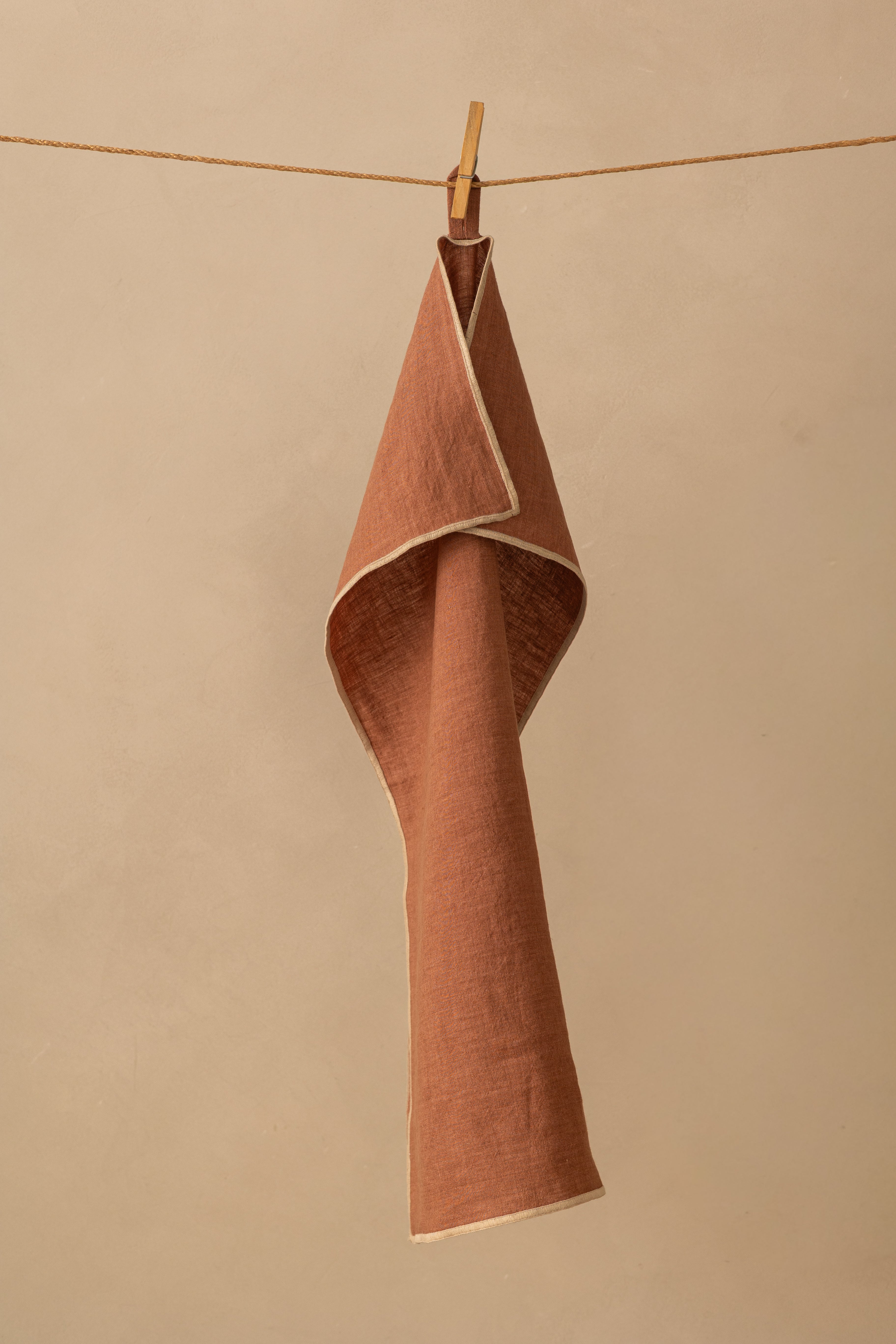 Linen Natural Needled Kitchen Towel