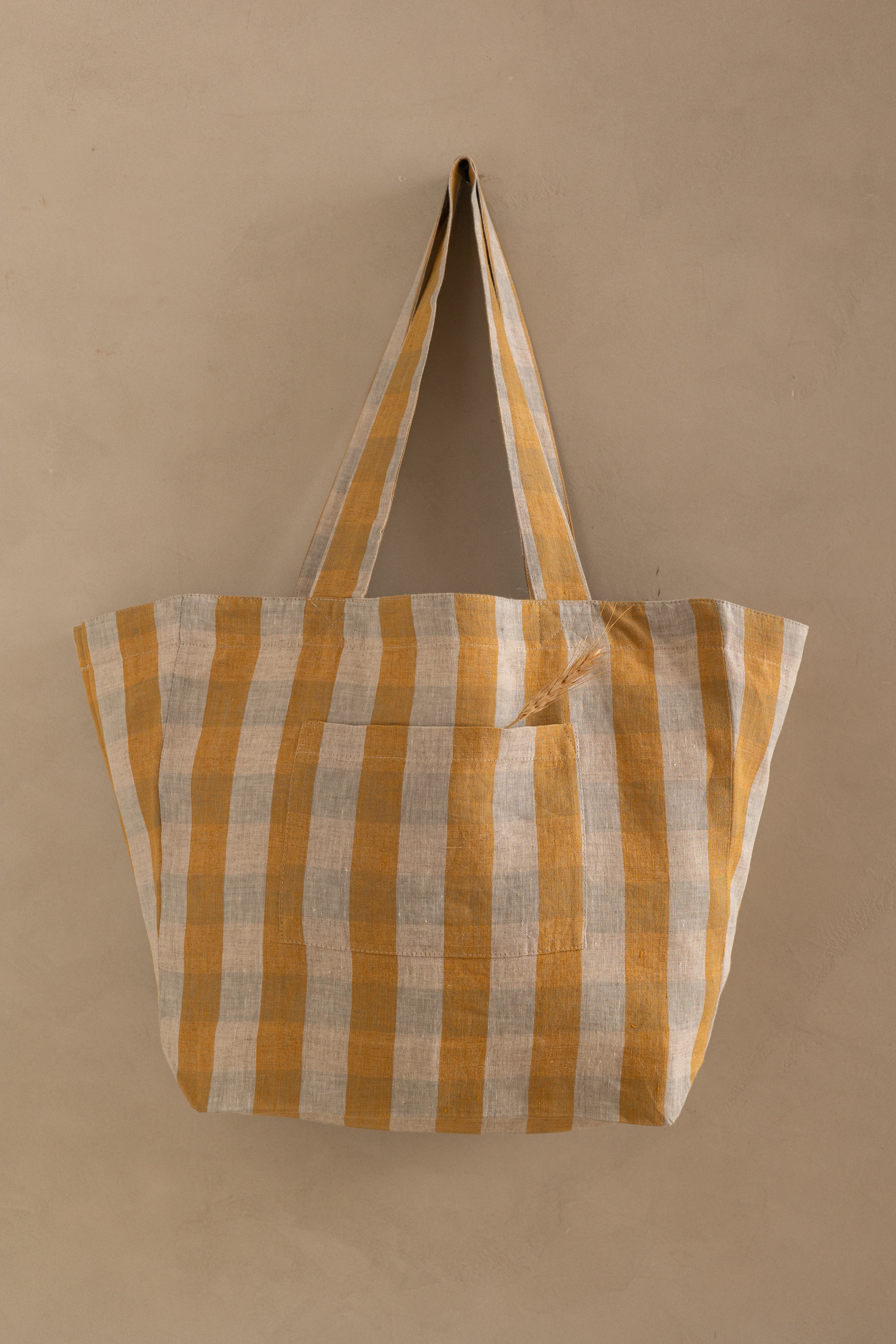 Linen Clara Tote Bag