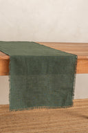 Linen Fringe Me Good Table Runner