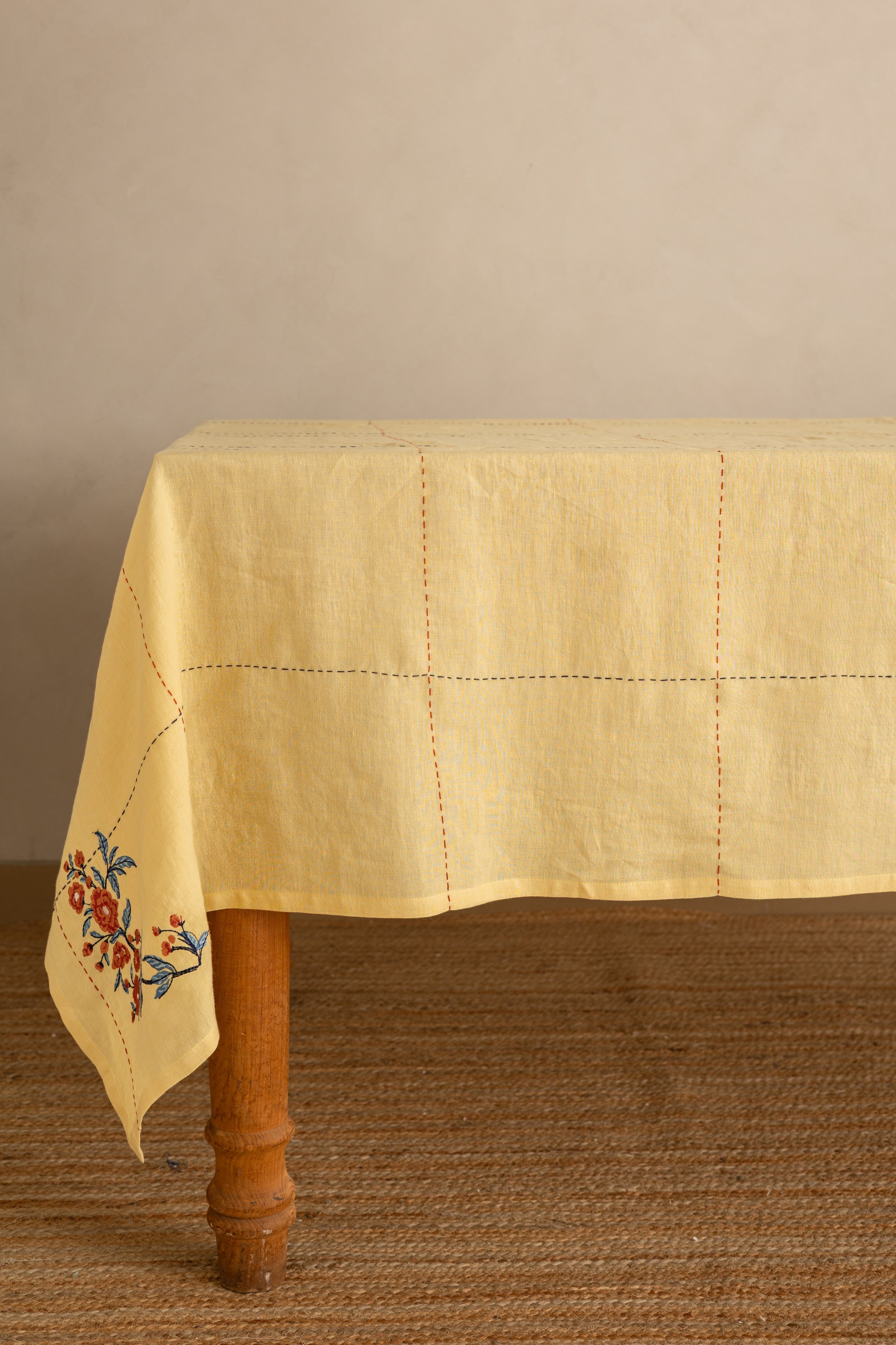 Linen Tendril Tablecloth