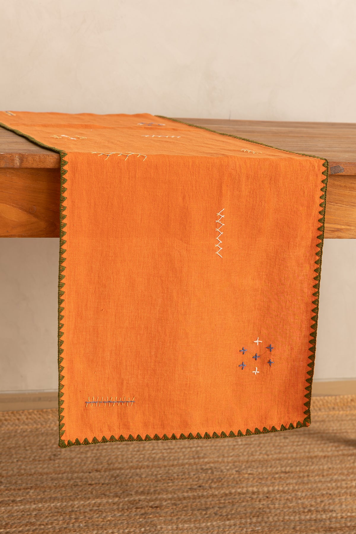 Linen Verge Table Runner