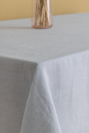 Linen Grey Needled Tablecloth