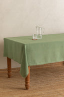 Linen Fringe Me Good Tablecloth