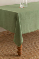 Linen Fringe Me Good Tablecloth