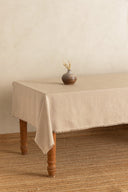 Linen Fringe Me Good Tablecloth