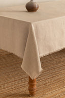 Linen Fringe Me Good Tablecloth