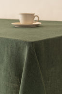 Linen Fringe Me Kantha Tablecloth