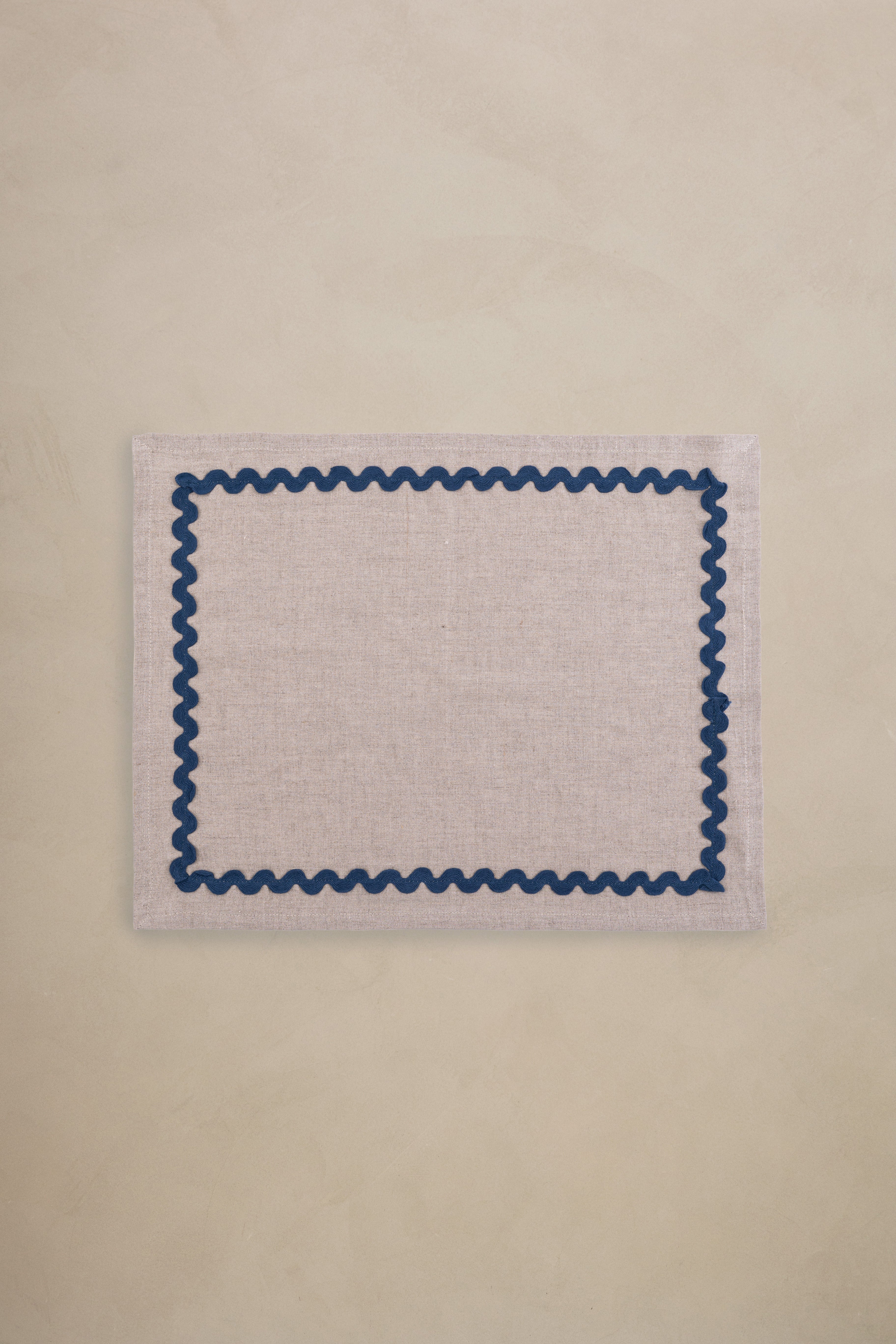 Linen Blue Lace Placemat