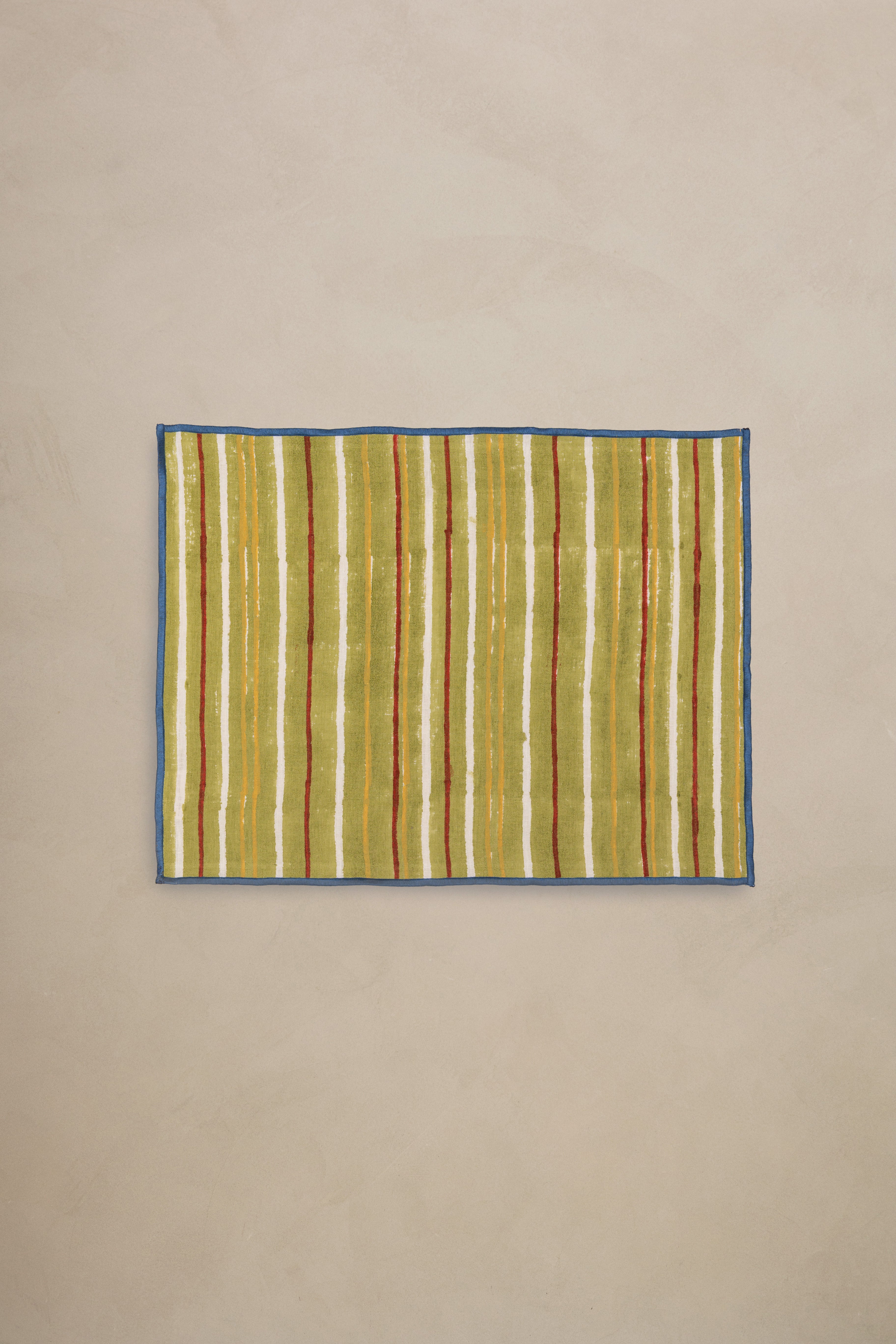 Linen Rhythm Placemat Set