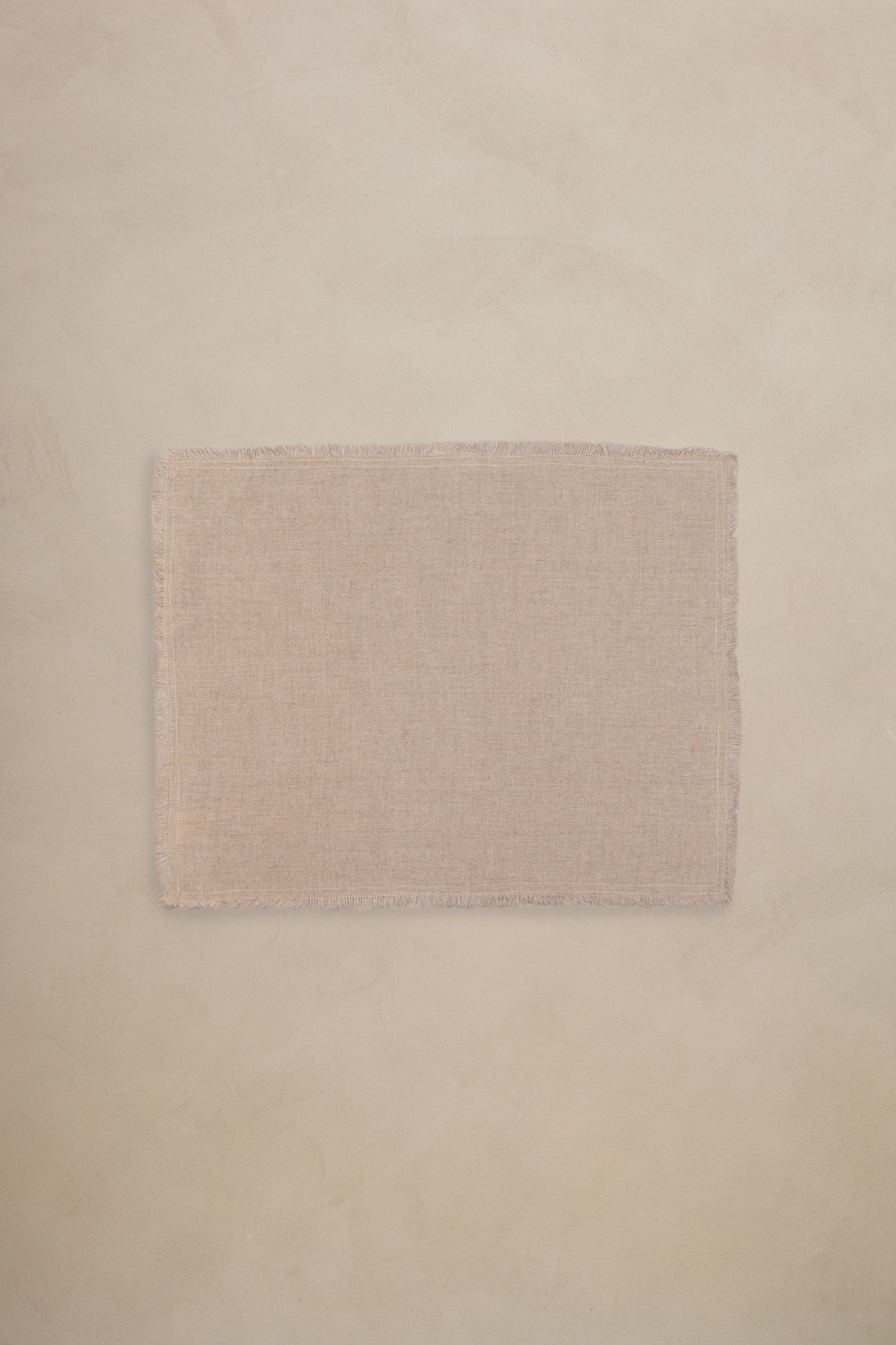 Linen Fringe Me Good Placemat Set