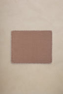 Linen Fringe Me Kantha Placemat Set